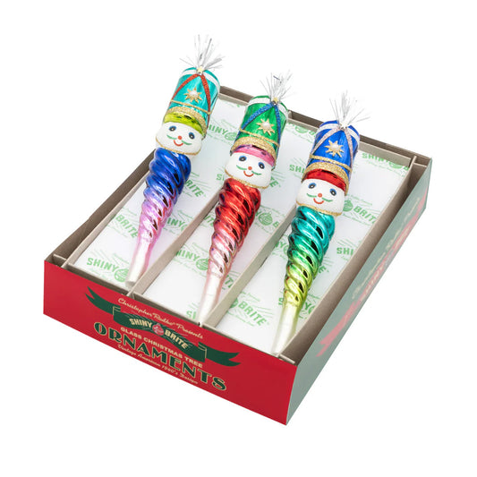 CC Nutcracker Icicle Ornaments 3 Count