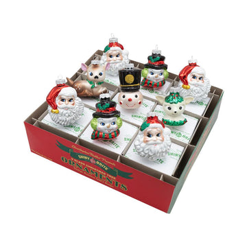 HS Figure Ornaments 9 Count - Christmas Place