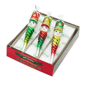 HS Nutcracker Icicle Ornaments 3 Count