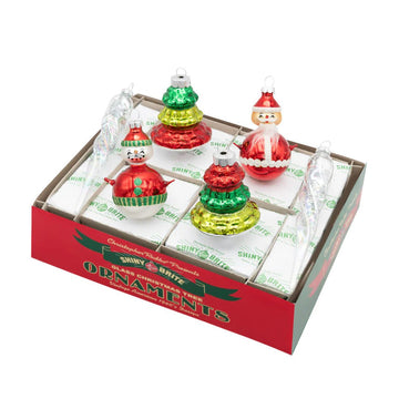 HS Mixed Shapes And Figure Ornaments 6 Count - Christmas Place