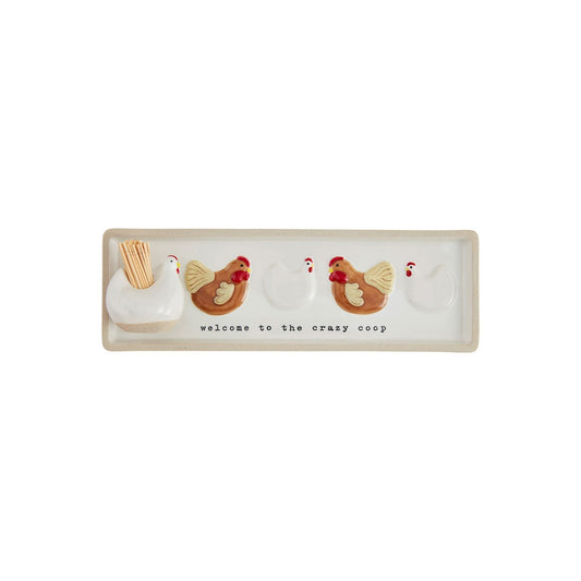 Chicken Tray Toothpick Set