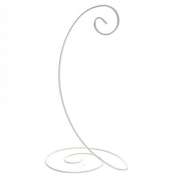 Silver Spiral Ornament Stand
