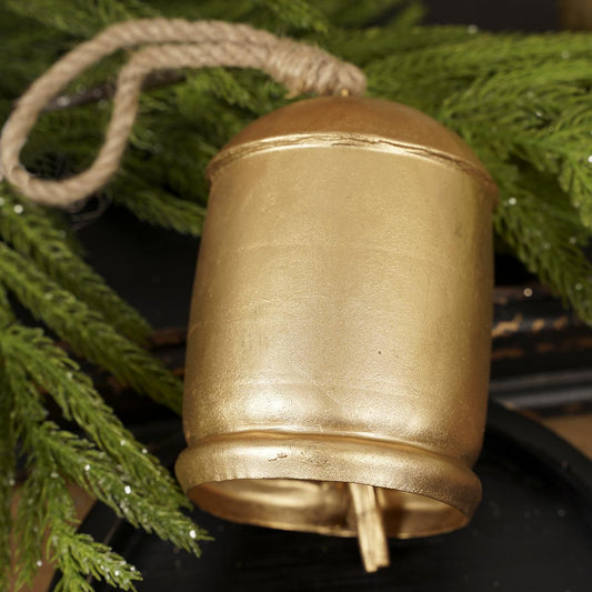 4in Gold Bell Ornament