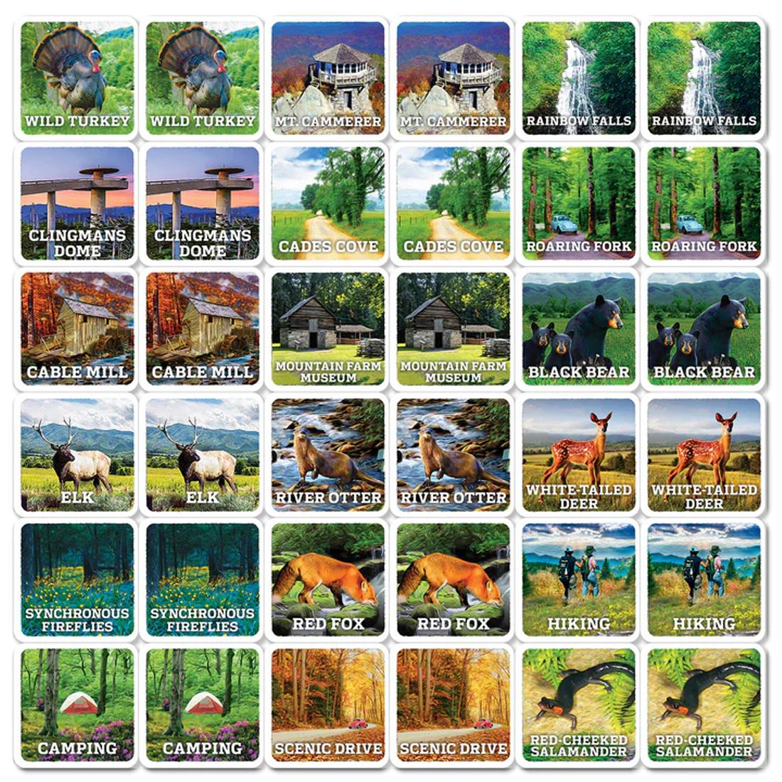 Great Smoky Mountains Matching Game - Christmas Place
