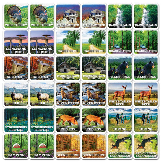 Great Smoky Mountains Matching Game - Christmas Place