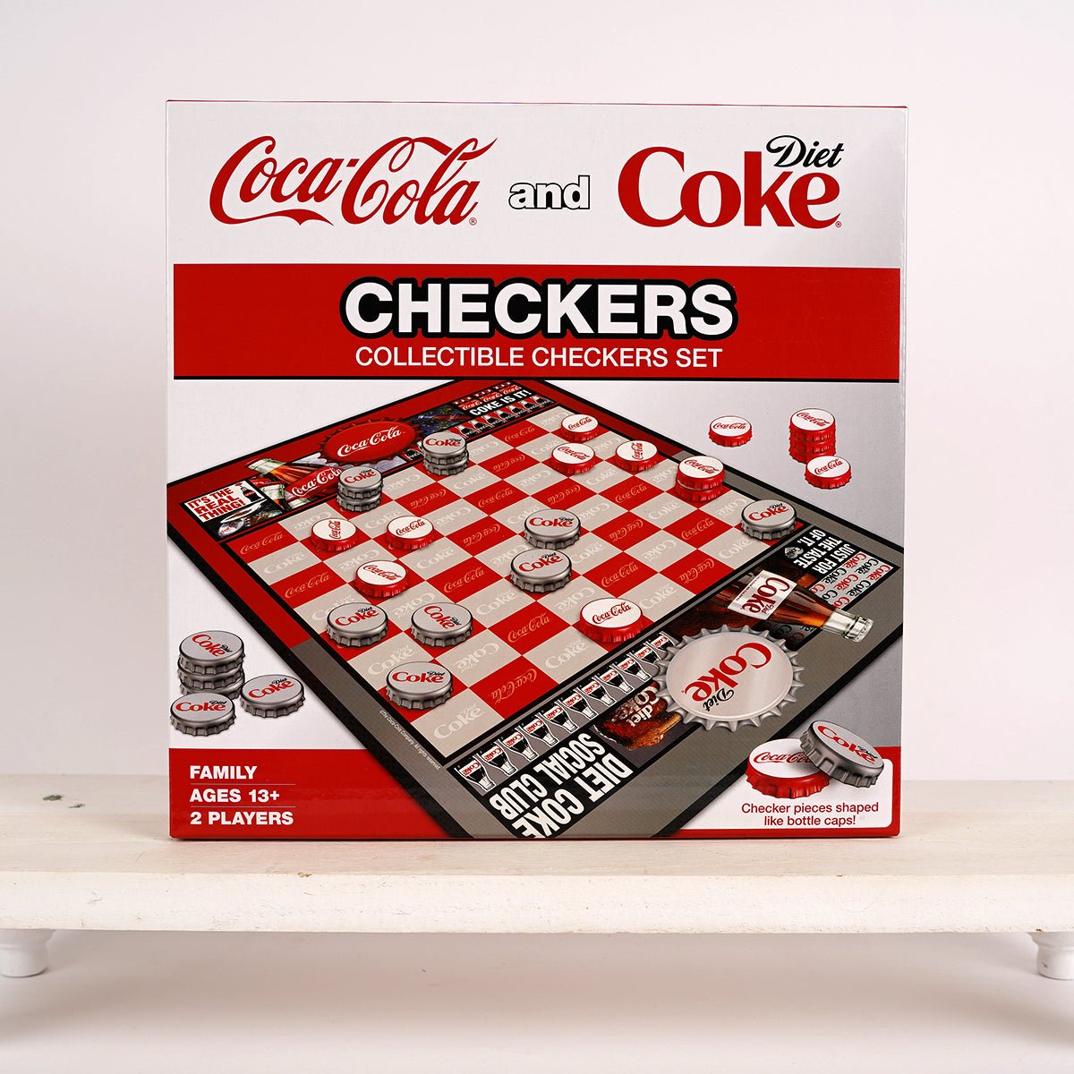 Coca Cola Collectible Checkers Set - Christmas Place