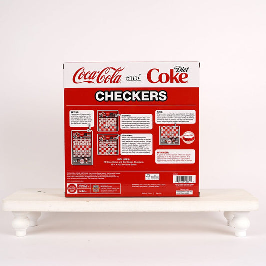 Coca Cola Authentic Collectible Checkers Set - Christmas Place