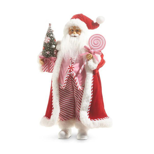 18in Peppermint Swirl Santa