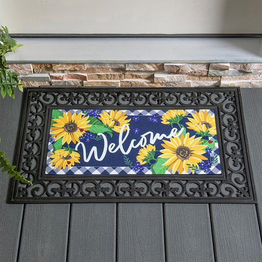 Sunflower Welcome Switch Mat
