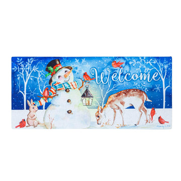 Sweet Snowman Friends Switch Mat
