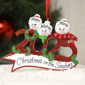 2025 Snowman Family Of 3