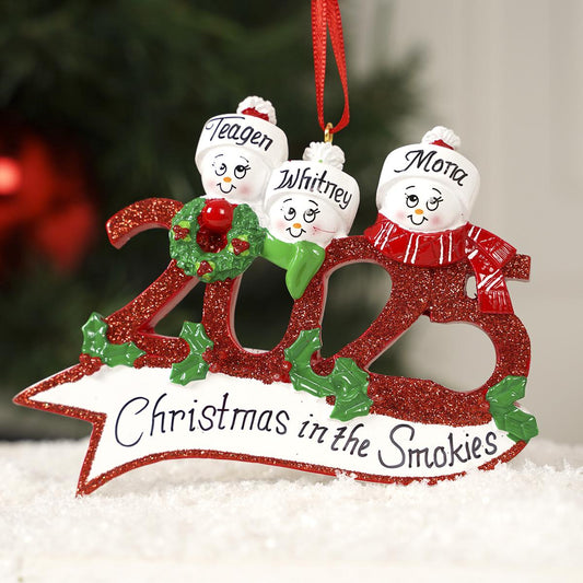 2025 Snowman Family Of 3