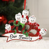 2025 Snowman Family Of 6