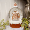 8in Lighted Gingerbread Cupcake Waterglobe - Christmas Place