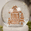 8in Lighted Gingerbread Cupcake Waterglobe - Christmas Place