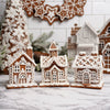Lighted Brown Gingerbread House Ornament - Christmas Place