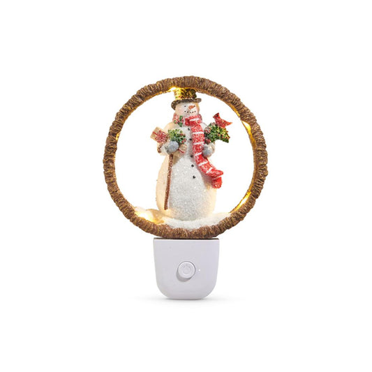 6In Holiday Snowman Night Light