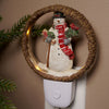 6In Holiday Snowman Night Light - Christmas Place