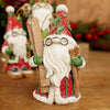 3 Styles Available Skiing Santa Gnome Ornaments - Christmas Place
