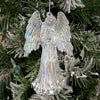 LED Acrylic Angel Christmas Ornaments Wings Downward - Christmas Place