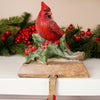 Christmas Cardinals Stocking Holders 7 inches tall each - Christmas Place