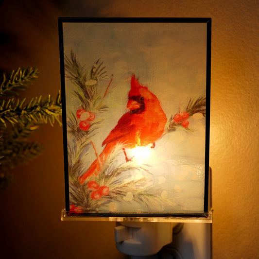 Cardinal Night Light - Christmas Place