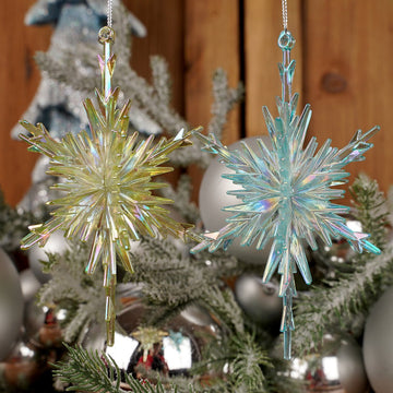 5.4IN BRIGHT SNOWFLAKE/2 - Christmas Place