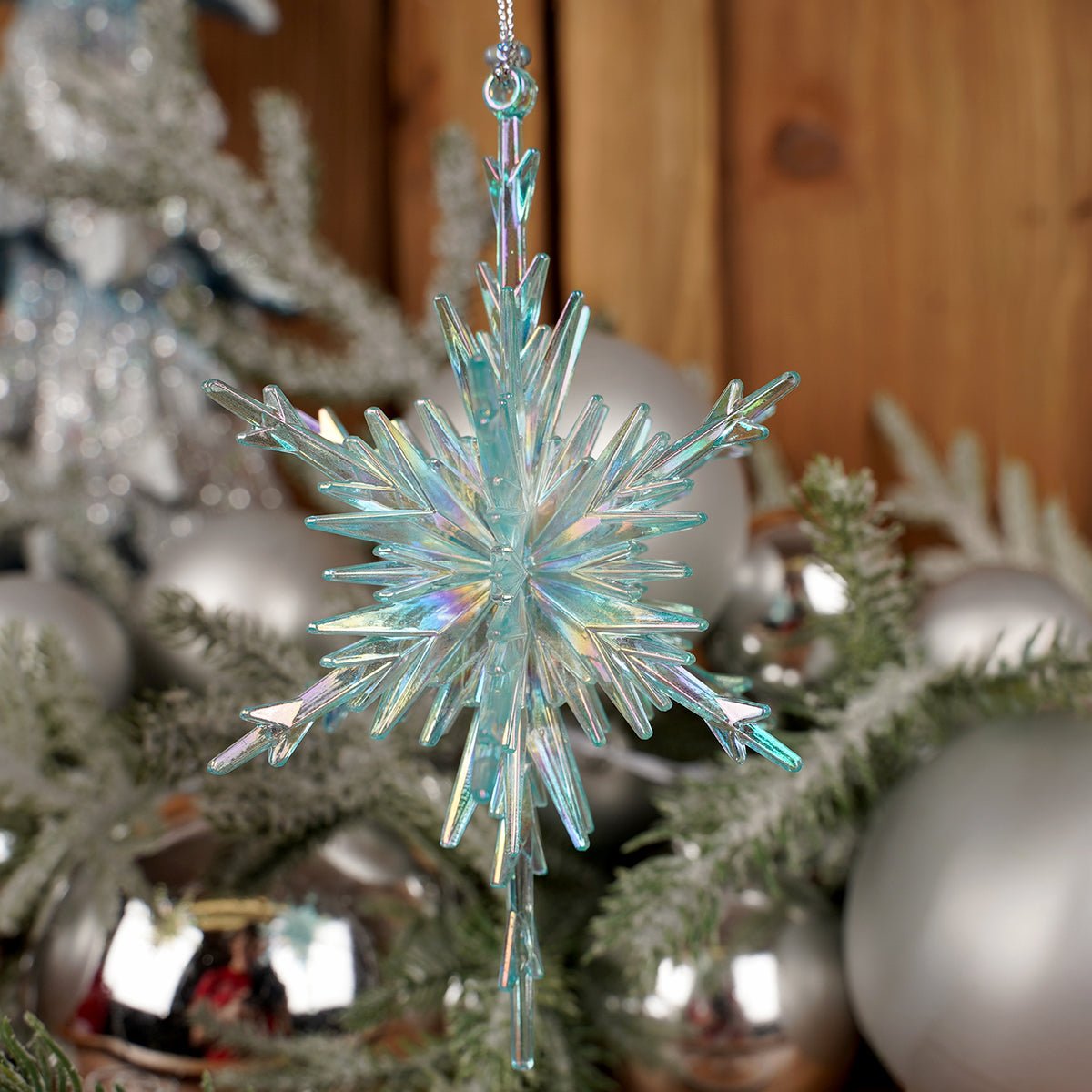 5.4IN BRIGHT SNOWFLAKE/2 - Christmas Place