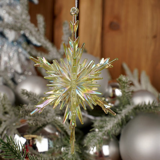 5.4IN BRIGHT SNOWFLAKE/2 - Christmas Place