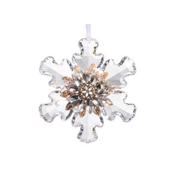 Snowflake Brooch Ornament