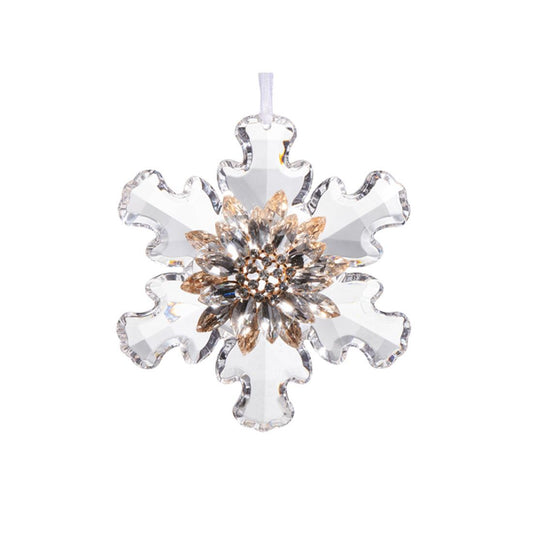 Snowflake Brooch Ornament