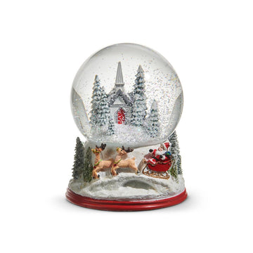 6.5In Church Water Globe