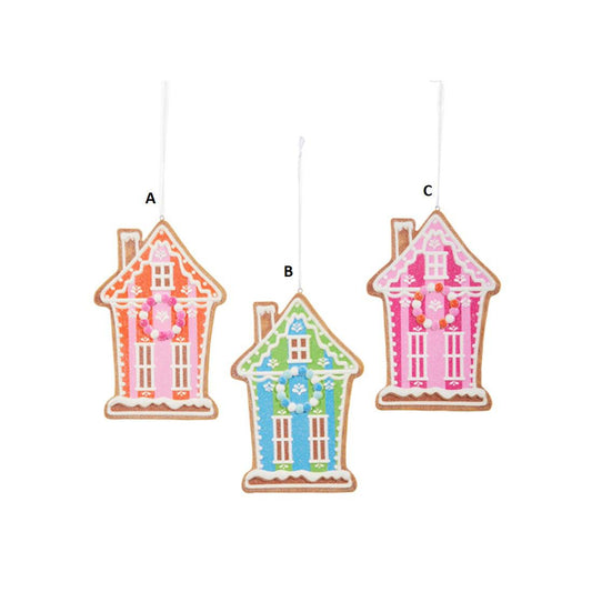 Jolly Gingerbread House Ornament