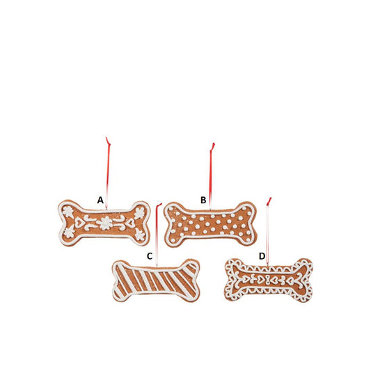Gingerbread Dog Bone Ornament