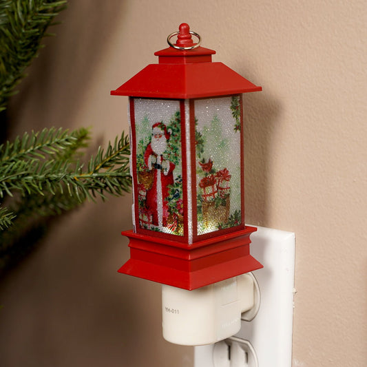 Santa Gifts Lantern Night Light - Christmas Place