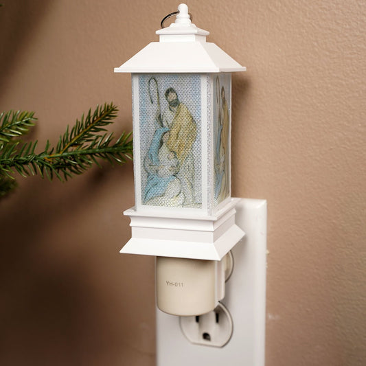 Holy Family Lantern Night Light - Christmas Place