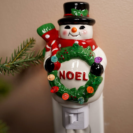 Vintage Snowman Night Light - Christmas Place