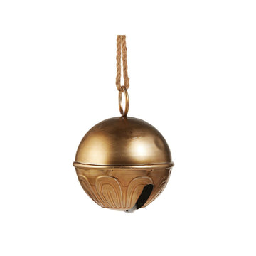8In Gold Sleigh Bell Ornament