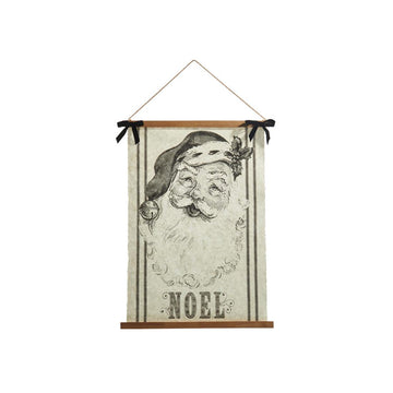 30.58In Vintage Santa Gazette Tapestry