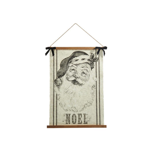 30.58In Vintage Santa Gazette Tapestry