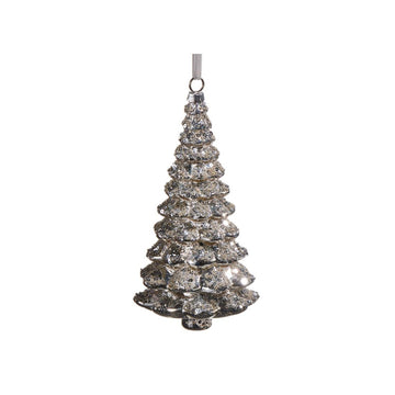 Silver Sparkle Tree Ornament