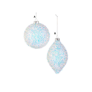 Iridescent Glitter Ornament
