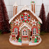 Lighted Gingerbread House With Chimney - Christmas Place