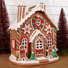 Lighted Gingerbread House With Chimney - Christmas Place