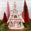 13Inch Lit Pastel Gingerbread House
