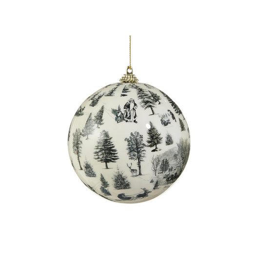 4In Through The Woods Ball Ornament