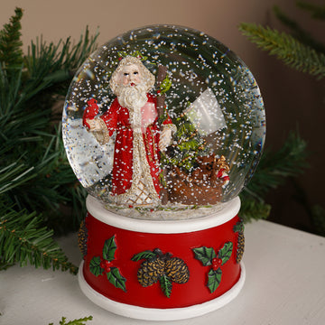 Santa Pinecone Waterglobe