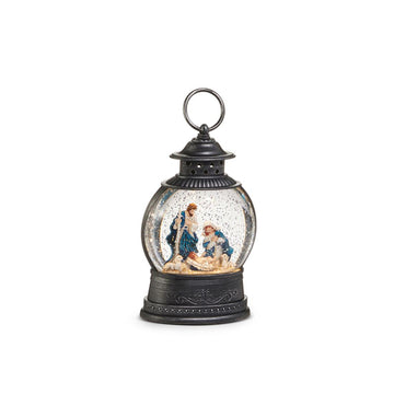 8In Nativity Lighted Water Lantern
