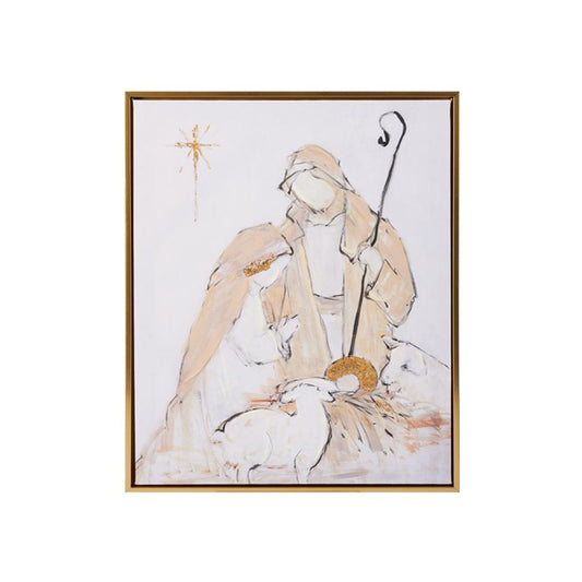 21.5In Holy Nativity Framed Wall Art