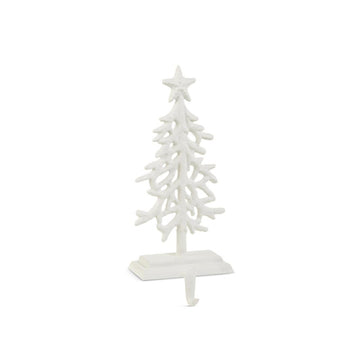 12In White Coral Tree Stocking Holder
